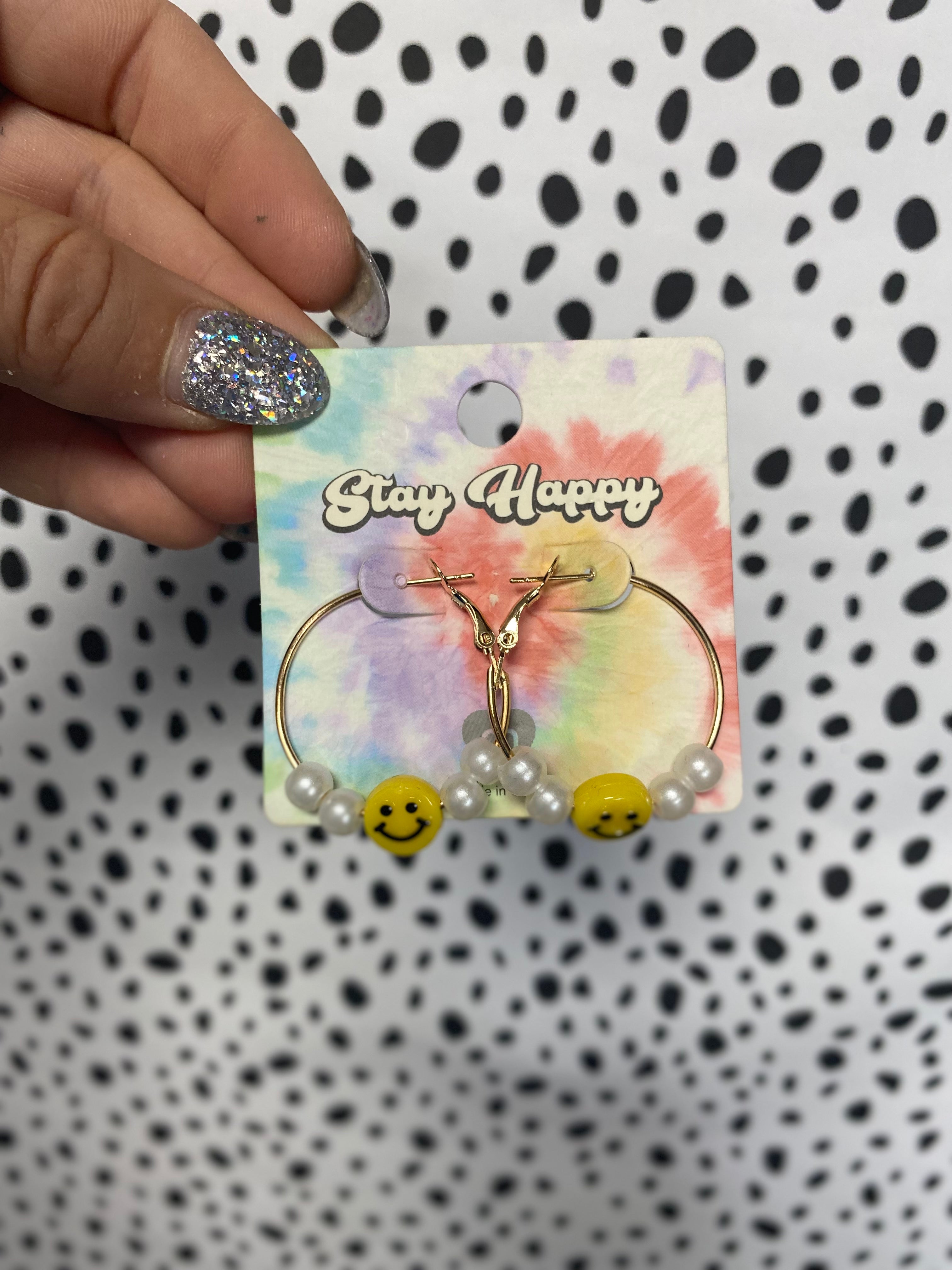 Stay Happy Earrings