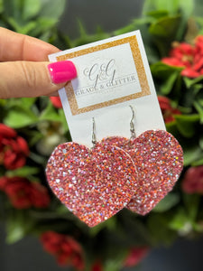 Sparkle Heart Earrings