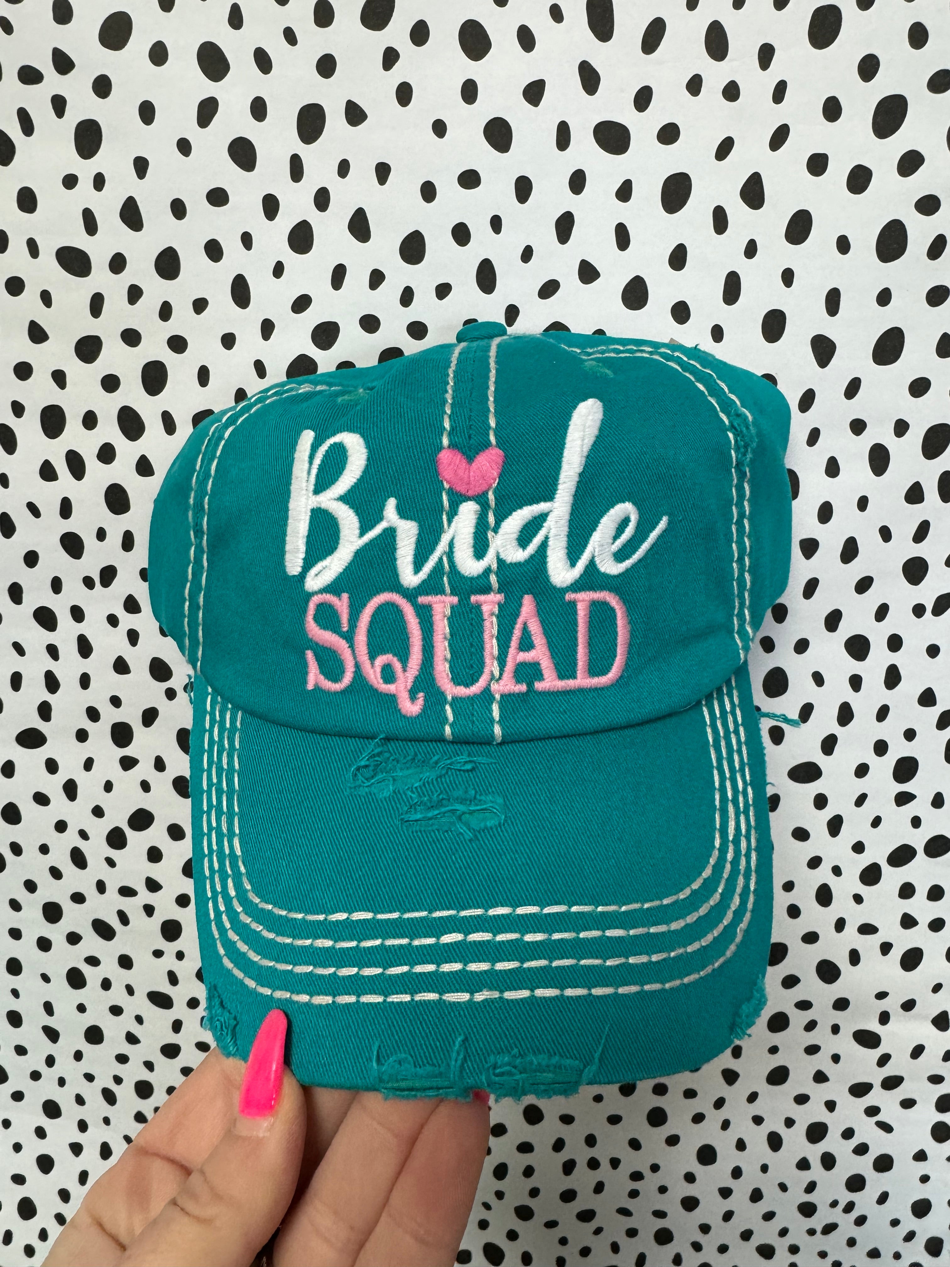 Bride Squad Hats