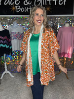 Load image into Gallery viewer, Fall Floral Kimono-One Size
