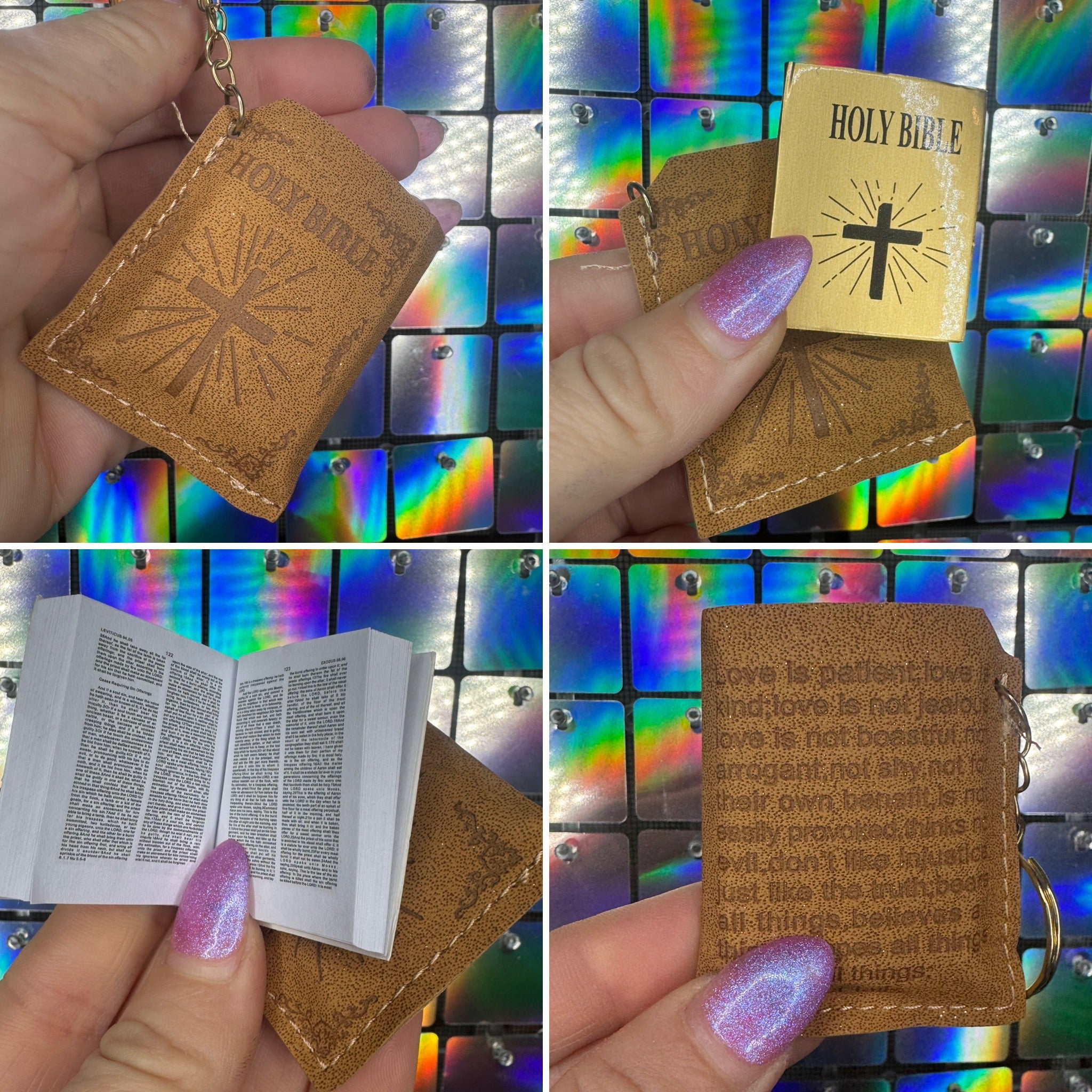 Holy Bible Keychain