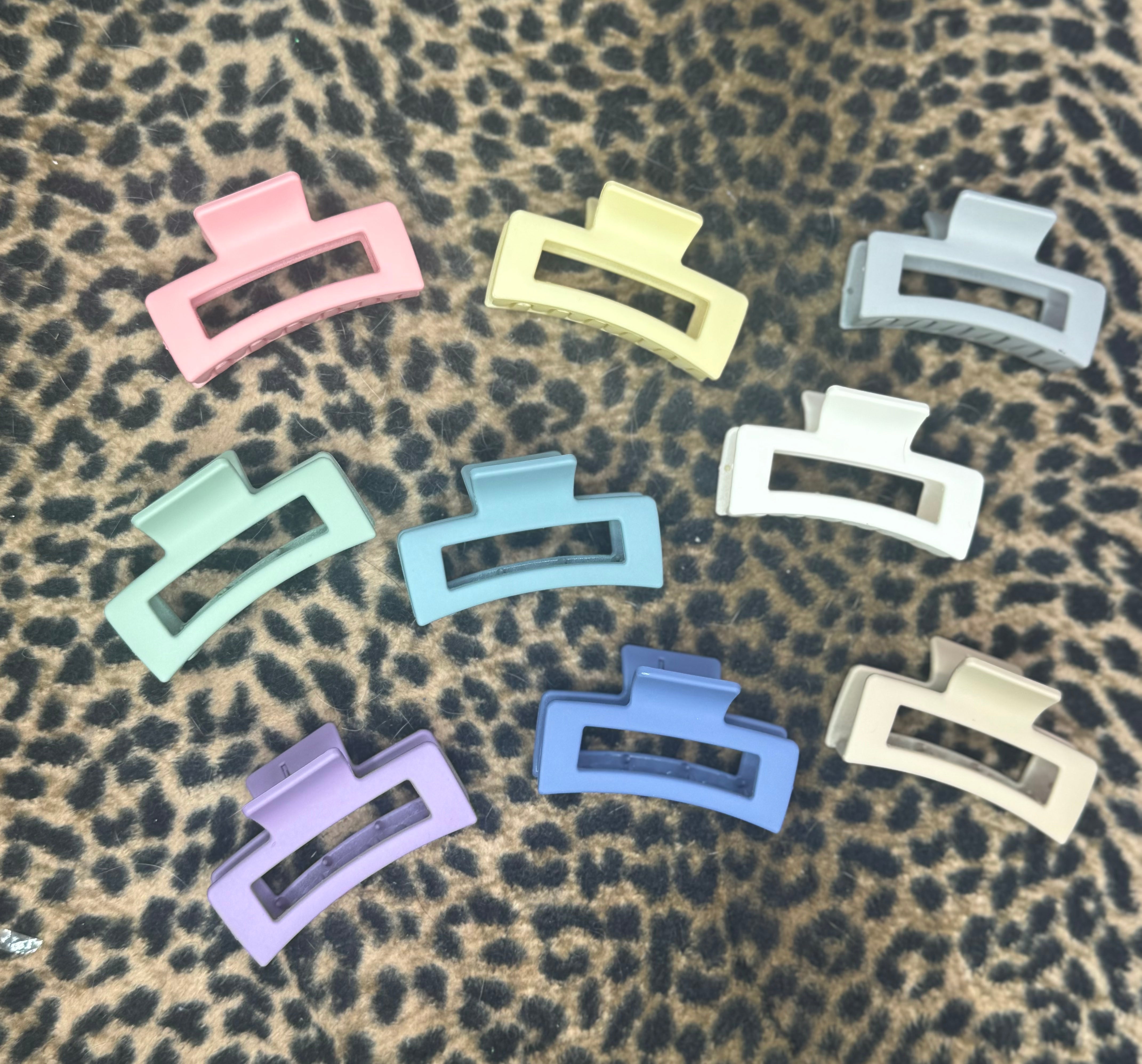 Small Rectangle Claw Clips