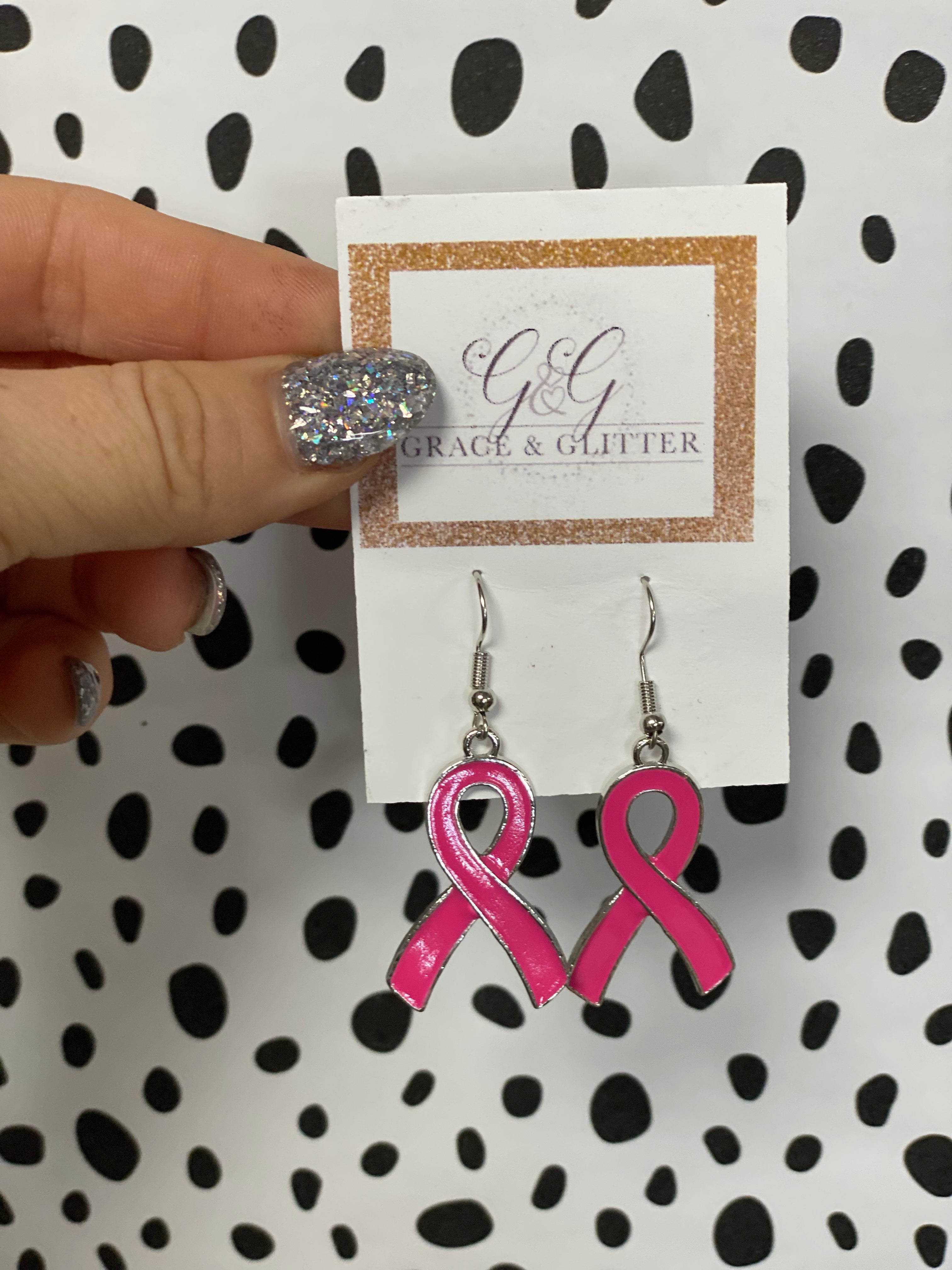 Breast Cancer Earrings